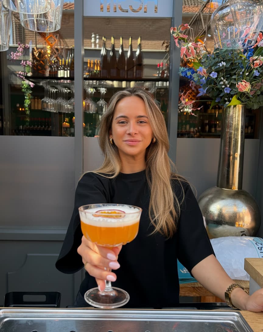 Ise, eigenaresse van Het Cocktailmeisje